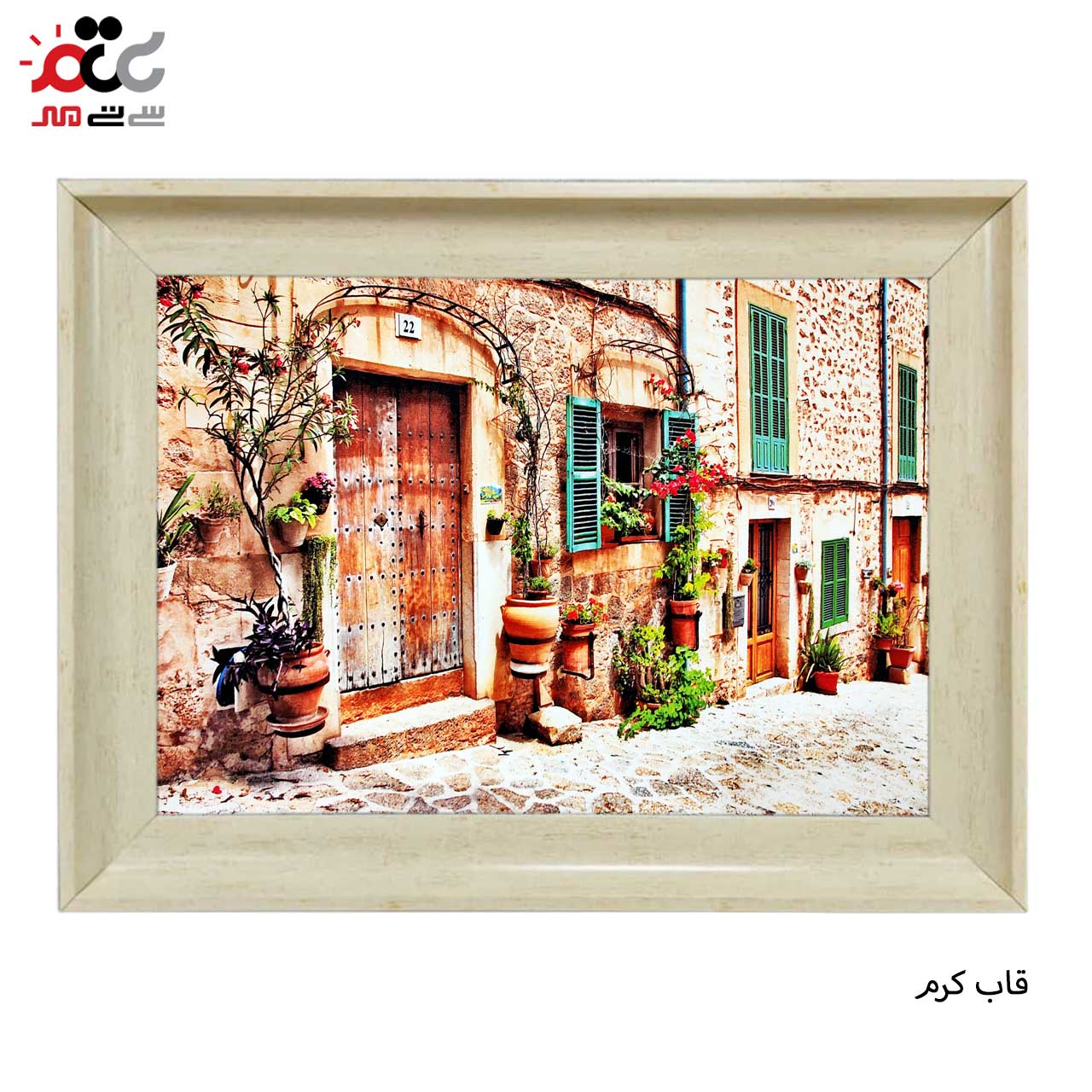 تابلو فرش طرح دار با قاب