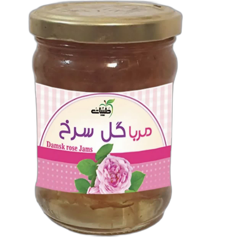 مربا گل سرخ طیبات 300 گرمی