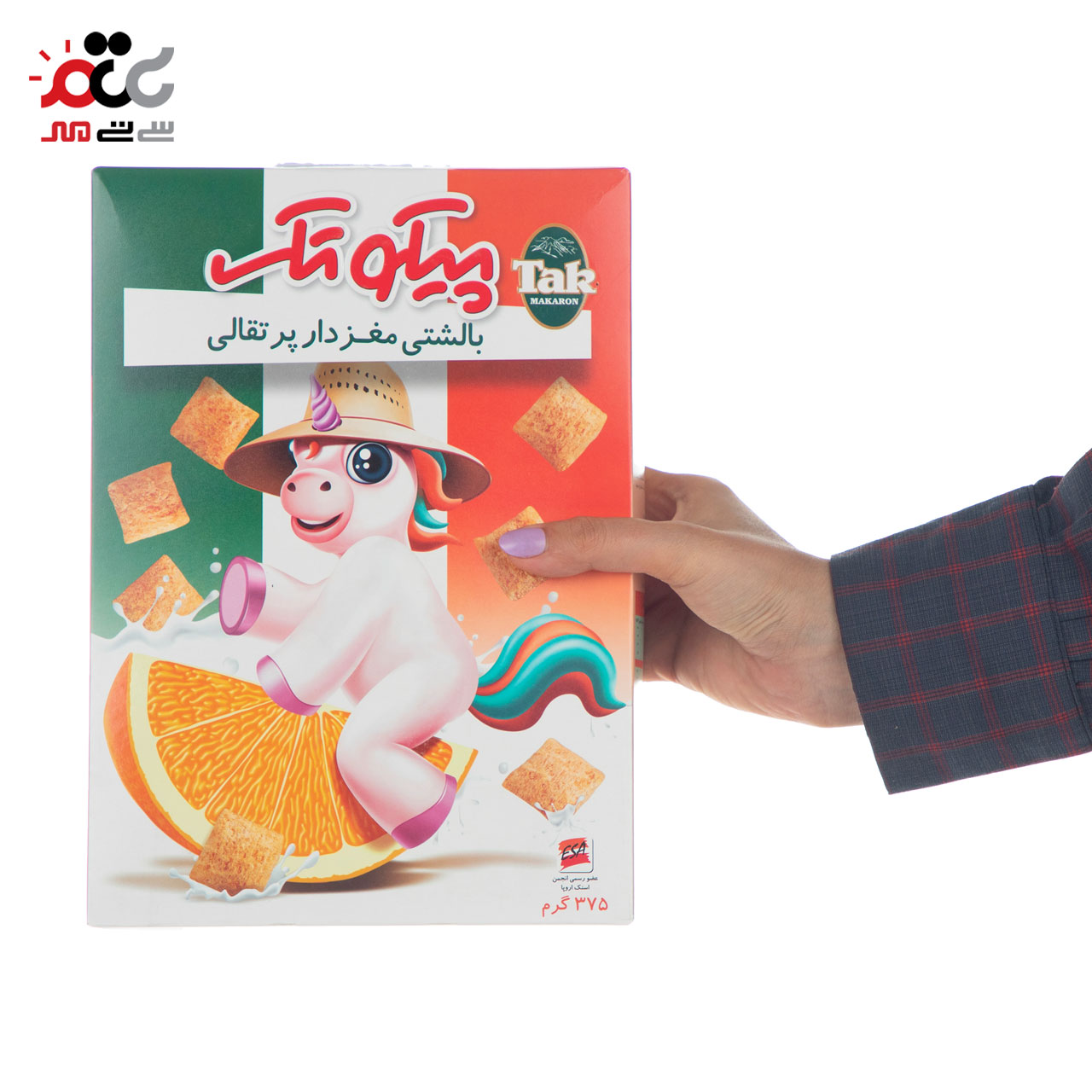 پیکوتک بالشتی مغزدار پرتقالی تک ماکارون 300 گرمی