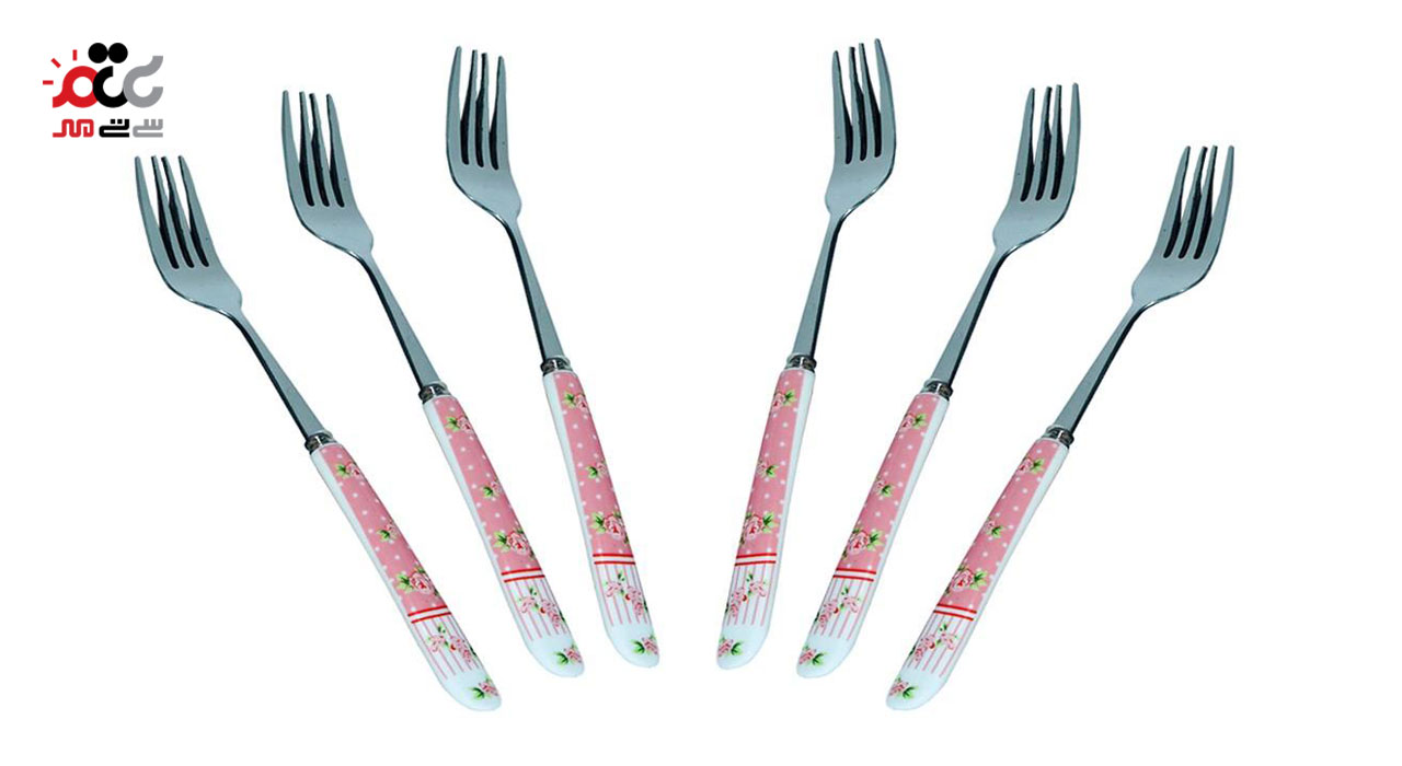 چنگال غذا خوری طرح آنجل مجموعه 6 عددی