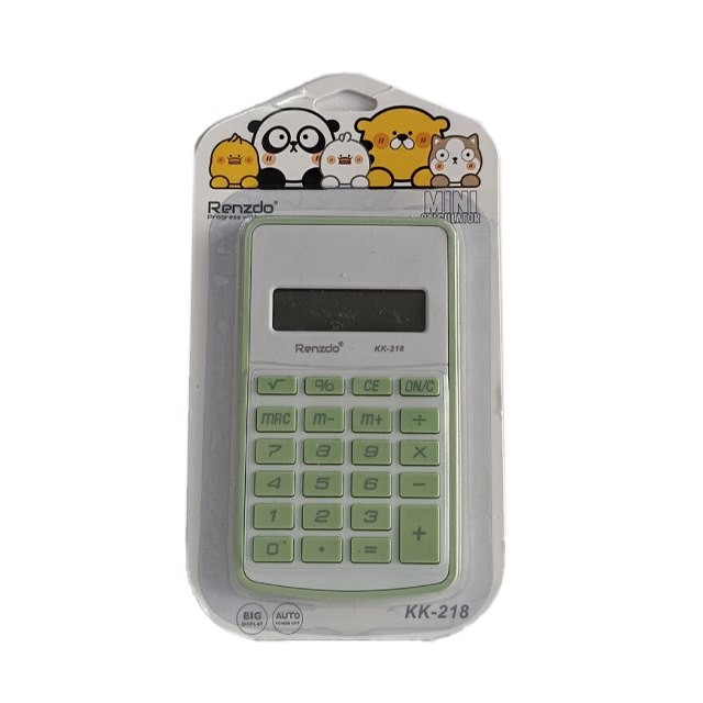 ماشین حساب جیبی دانش آموزی مدل Renzdo kk-218 کد 272