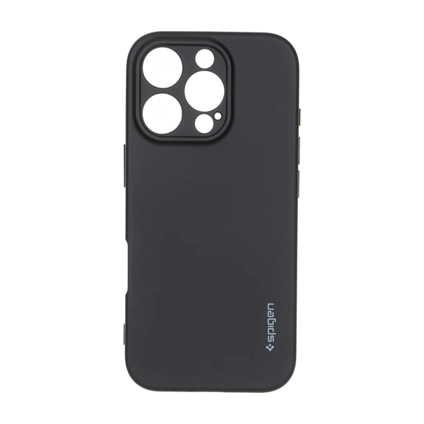 قاب سیلیکونی Spigen محافظ لنزدار Apple iPhone 16 Pro - مشکی