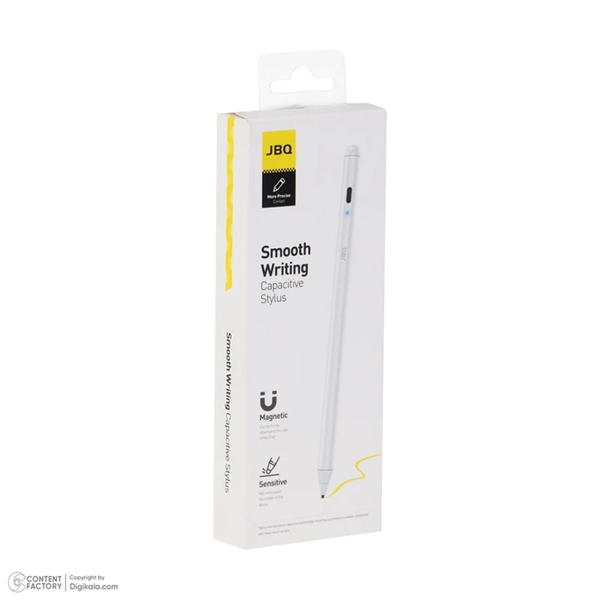 قلم شارژی لمسی JBQ مدل Pen-M10 - سفید (گارانتی یکساله رصاصی)