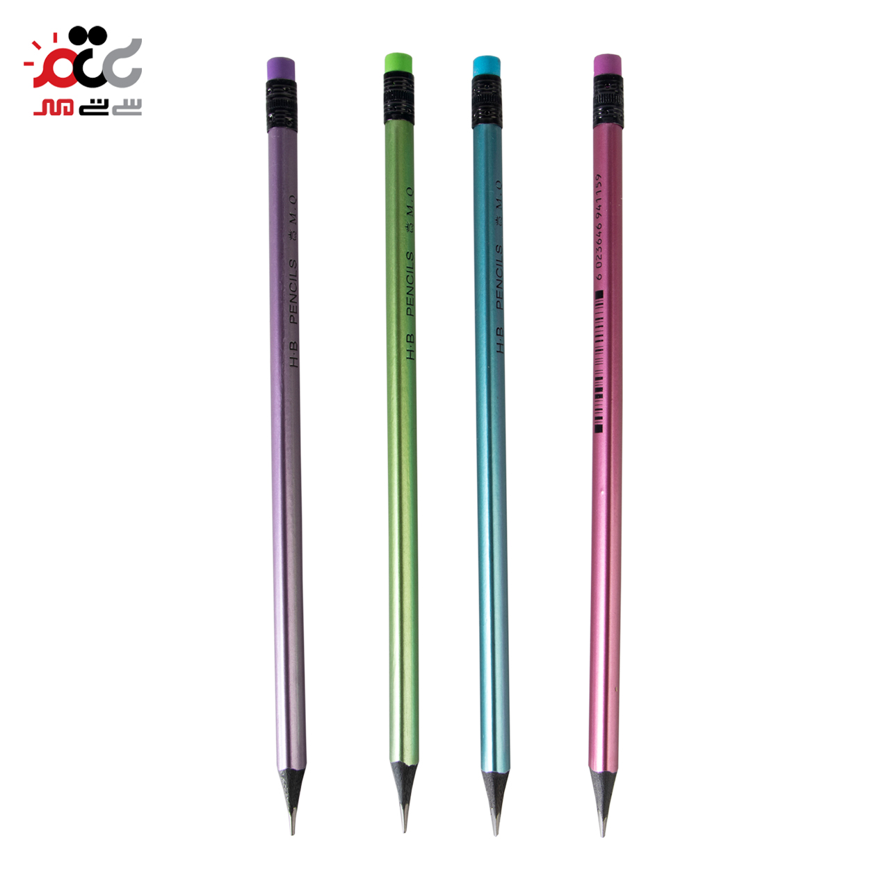 مداد مشکی ام کیو مدل پاک کن دار کد 102