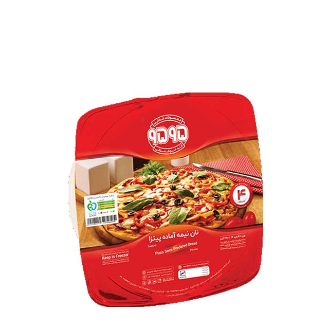 نان نیمه آماده پیتزا  9595 بسته 480 گرمی
