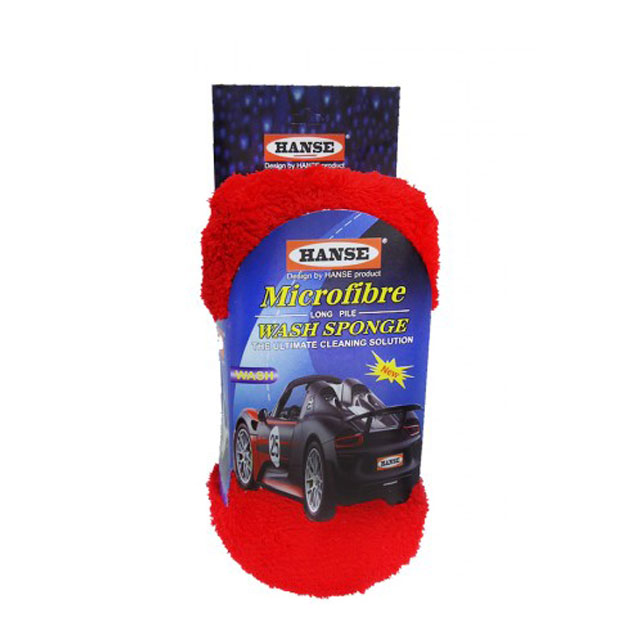 اسفنج شستشوی خودرو طرح مخملی مدل نانو هانسه