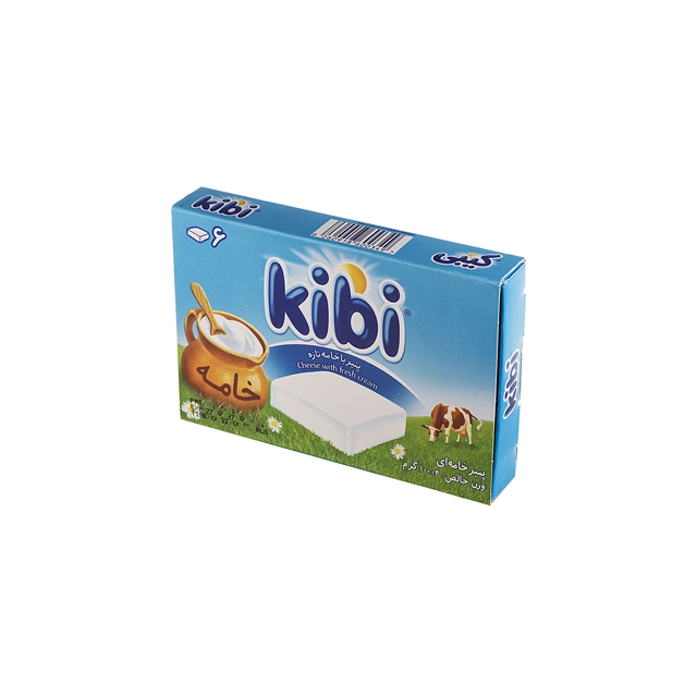 بهترین پنیر با خامه تازه کیبی 100 گرمی