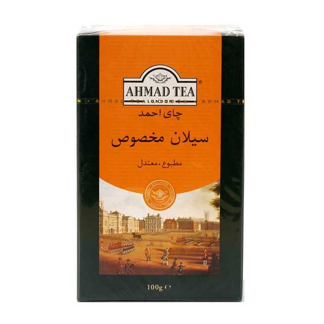 چای سیاه سیلان مخصوص احمد 100 گرمی