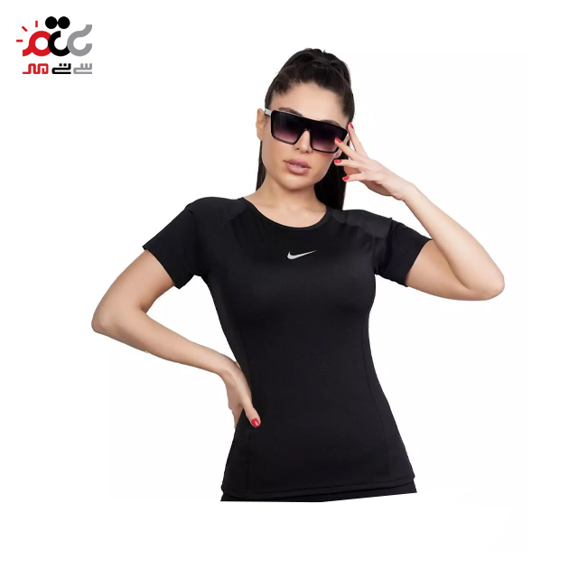 خرید اینترنتی تی شرت زنانه فلامنت پشت حریر