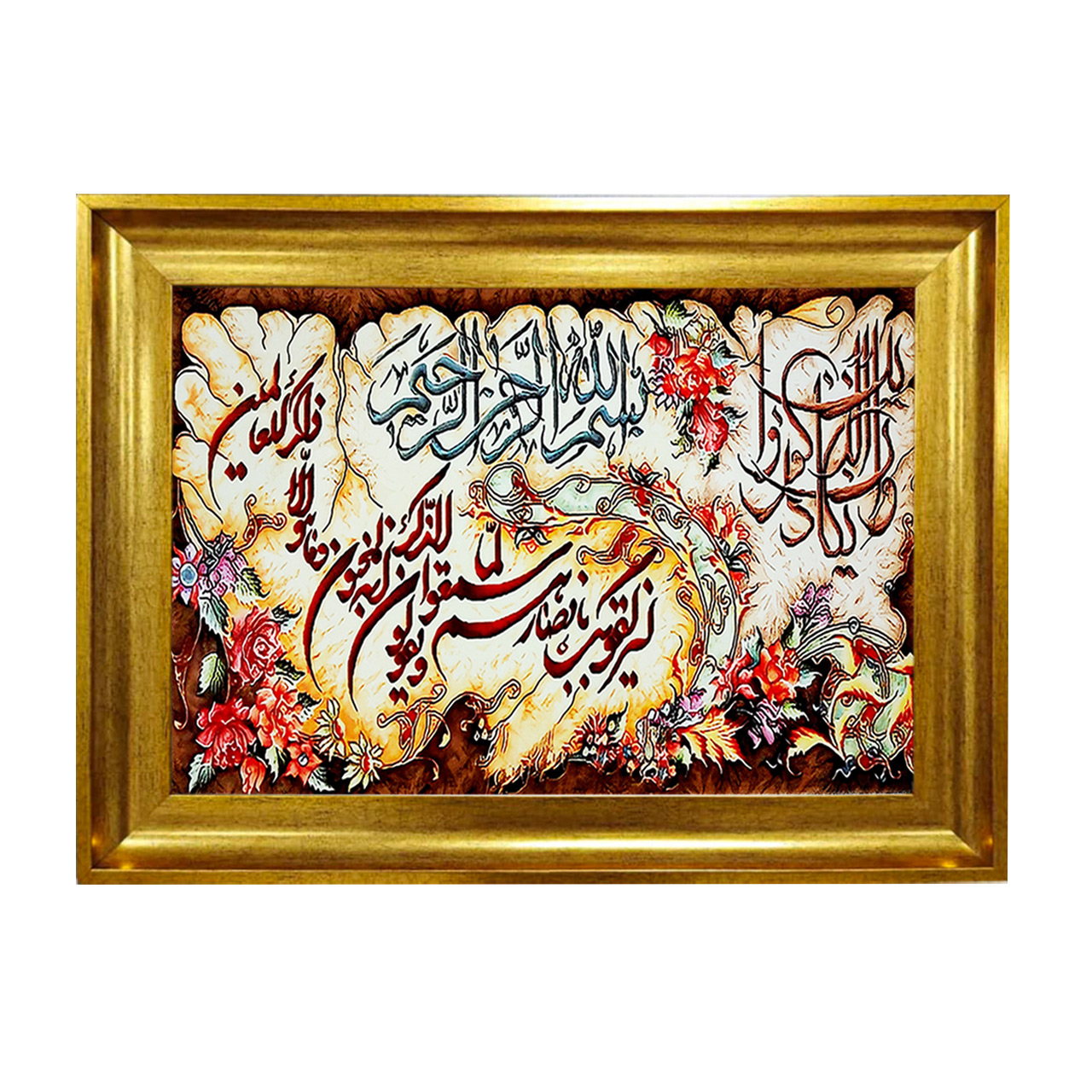 تابلو فرش چاپی طرح وان یکاد کد 15024 سایز 50×50 سانتی متری