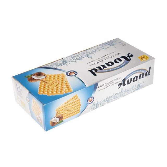 بیسکویت با طعم نارگیل و تزیین شکر آوند 900 گرمی