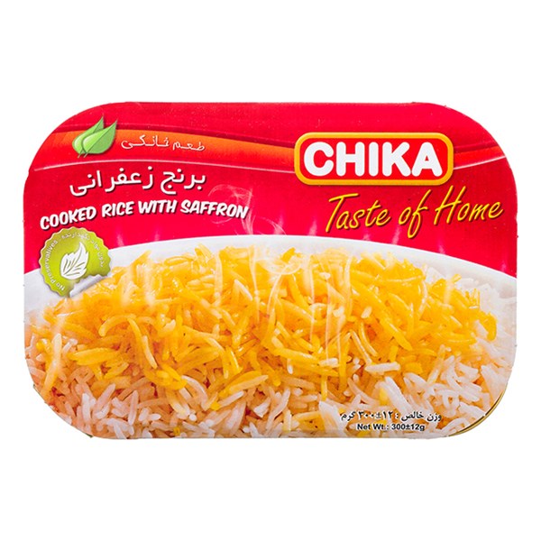 برنج زعفرانی چیکا 300 گرمی