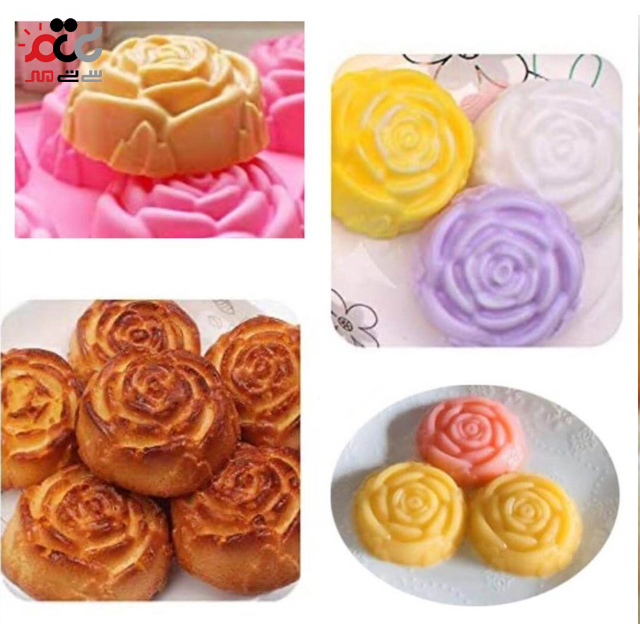 قالب سیلیکونی مدل گل رز 