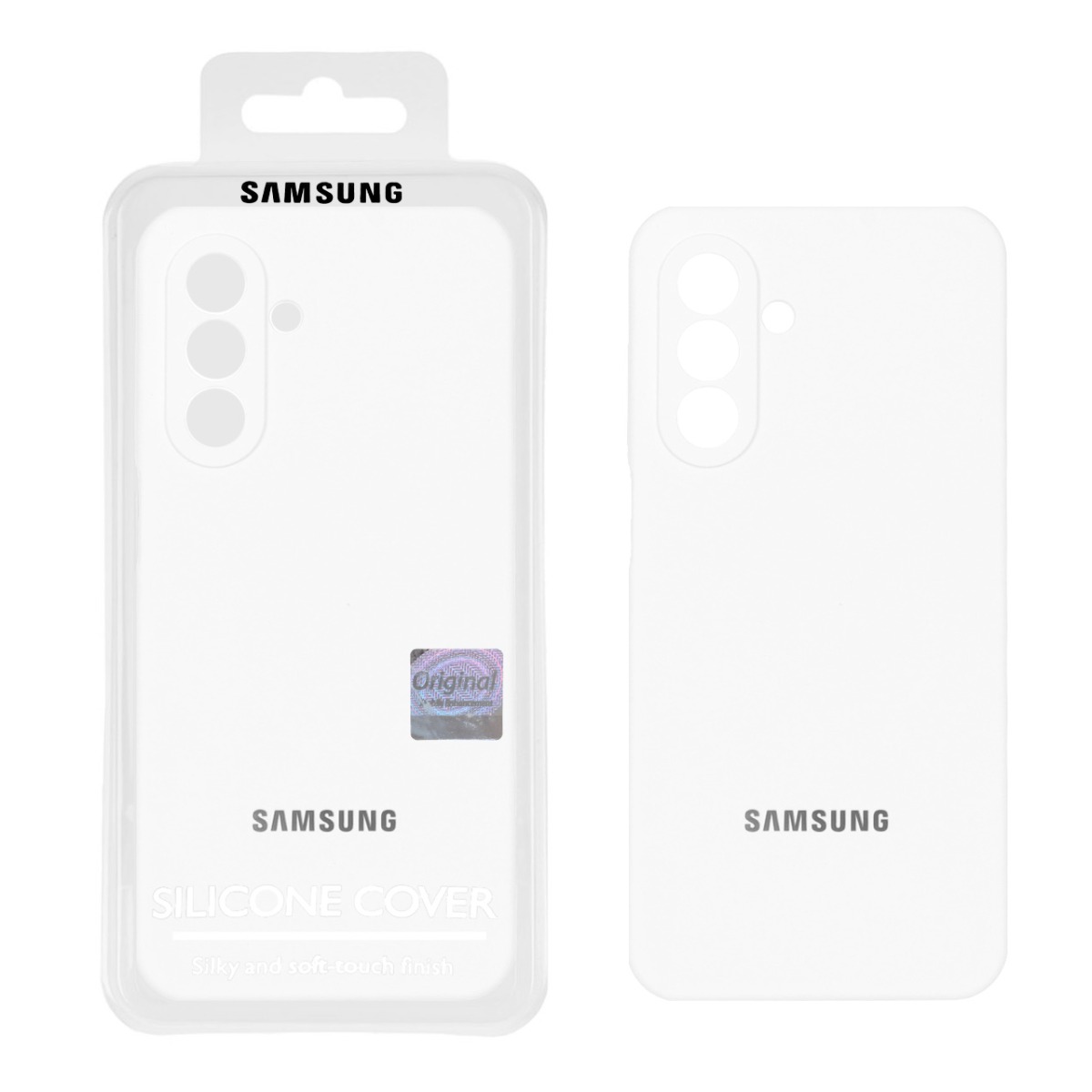 قاب سیلیکونی پاک کنی اورجینال Master Quality مدل Samsung Galaxy A17 / A26 - سفید (پک دار)