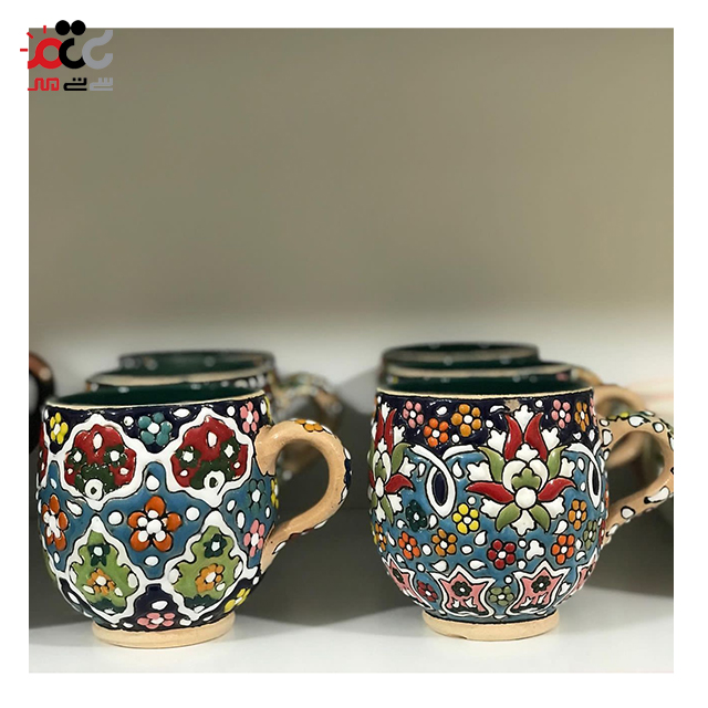 ماگ سرامیکی مدل مینا کاری