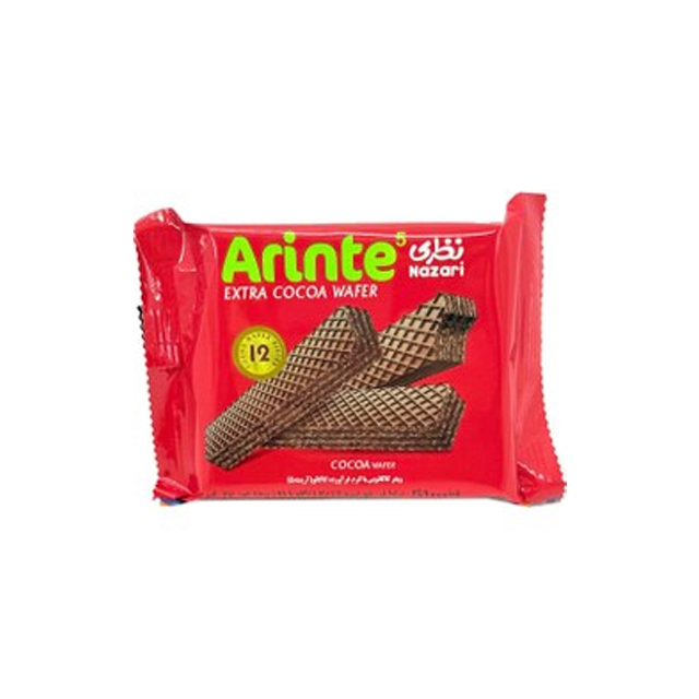 ویفر آرینت کاکائویی با کرم شکلاتی نظری 67 گرمی