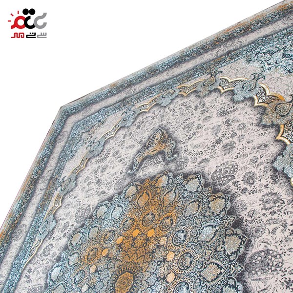 فرش ماشینی مدل پاریس نقره ای