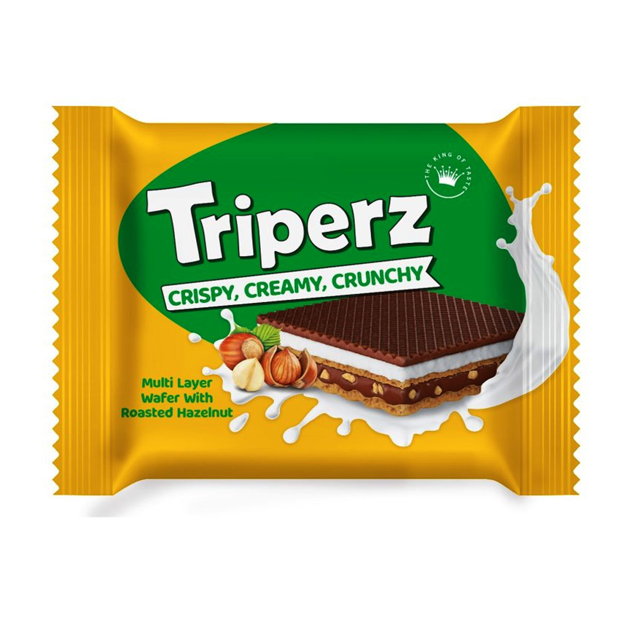 ویفر با طعم شکلات فندقی 