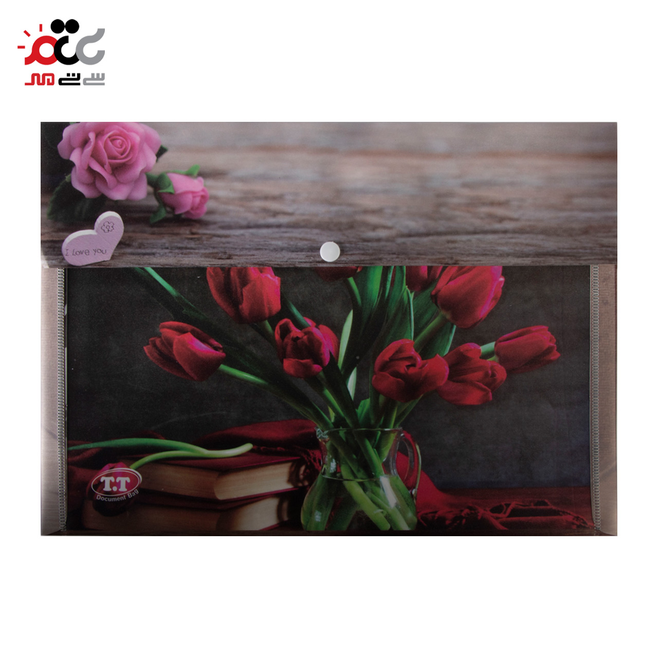 پوشه دکمه دار فانتزی سایز A4