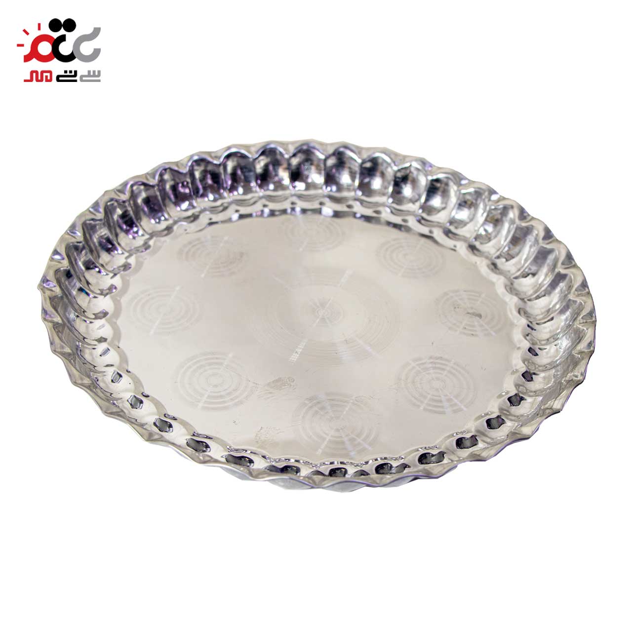 سینی استیل مدل لب کنگره ای 