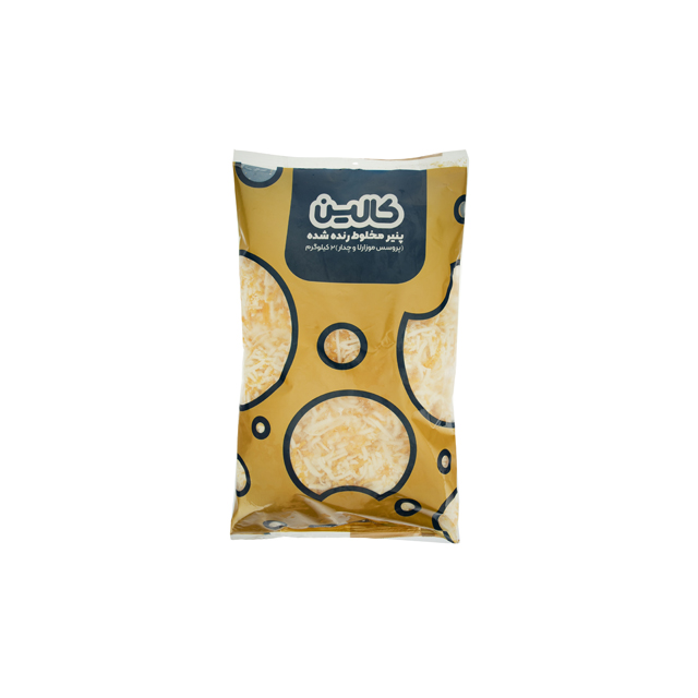 پنیر پیتزا رنده شده پروسس موزارلا و چدار کالین 2000 گرمی