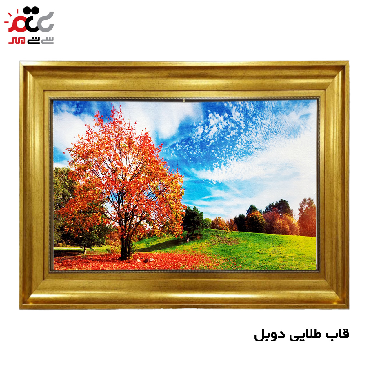 تابلو فرش چاپی طرح منظره کد 10036 سایز 50×35 سانتی متری