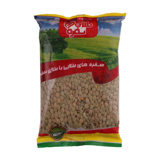 عدس سبز طلای سفره 900 گرمی