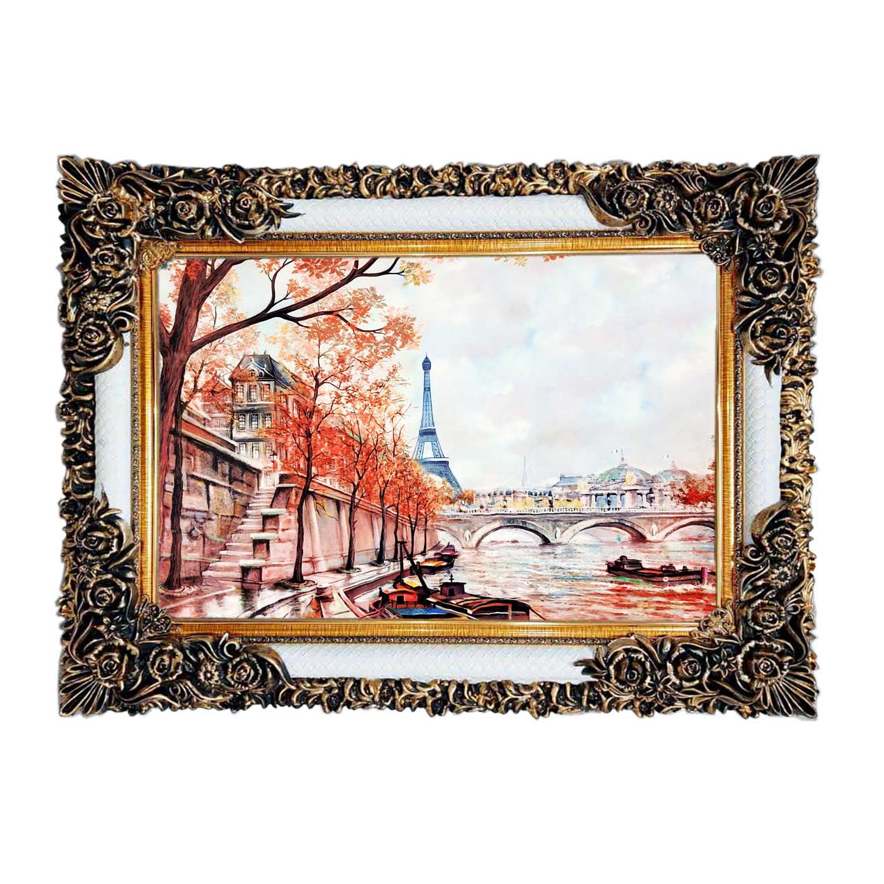 تابلو فرش با زیبا ترین قاب