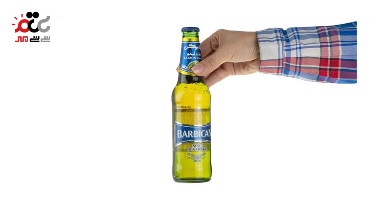 نوشیدنی مالت باربیکن با طعم لیمو 330 میلی لیتری