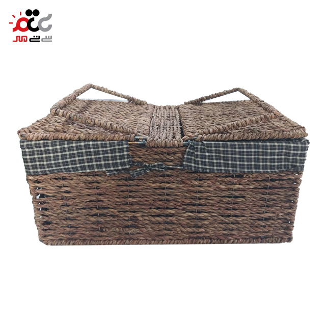 سبد پیک نیک گیتا مدل حصیری