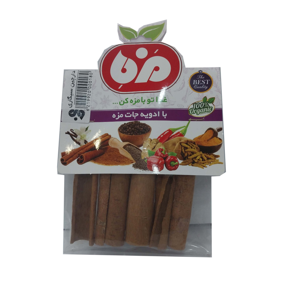 چوب دارچین سیگاری مزه 50 گرمی