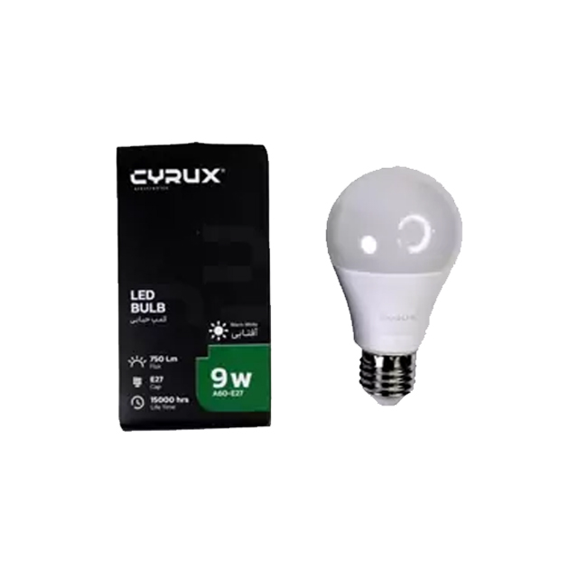 لامپ 9 وات حبابی سایروکس