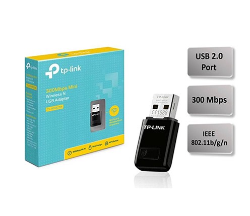 کارت شبکه بی‌سیم و USB تی پی لینک مدل TL-WN823N