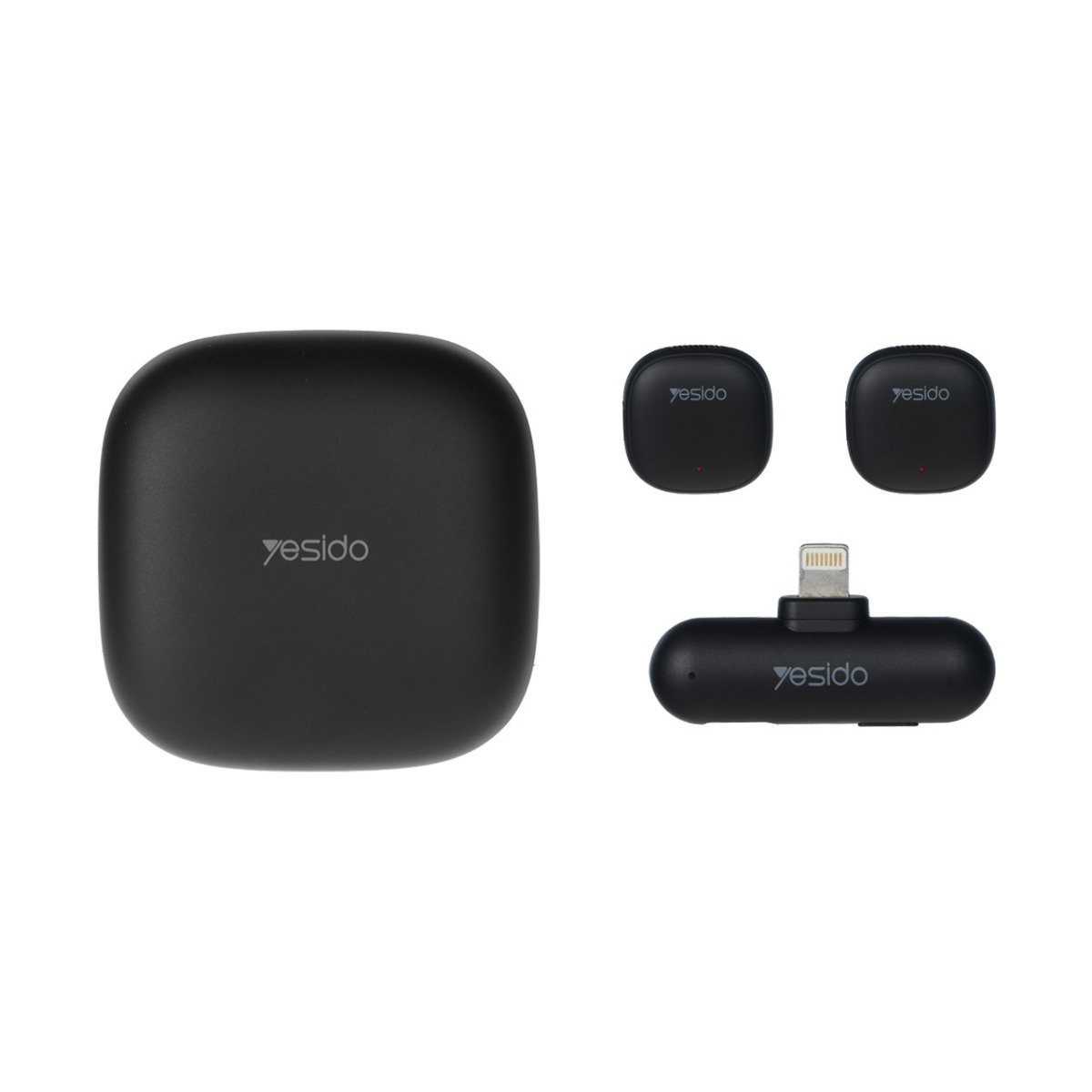 میکروفون بی سیم Yesido Lightning مدل KR20 - مشکی (openbox)