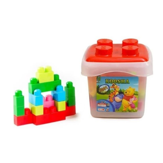 لگو کوشا مدل 7001 چهار گوش 55 قطعه ای