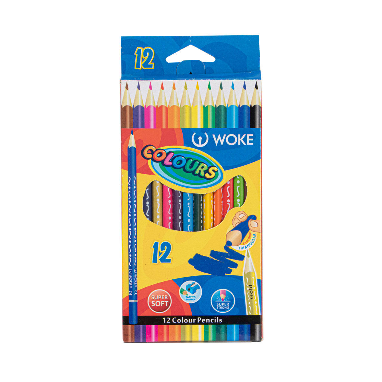 مداد رنگی وک بسته 12 عددی