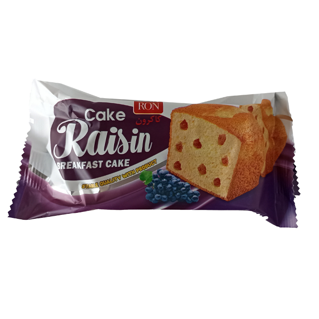 کیک صبحانه روغنی کشمشی کاکرون 80 گرمی