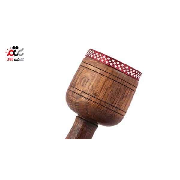 ماکت دکوری مدل تنبک چوبی سایز کوچک