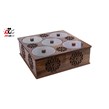 باکس چای چوبی مدل 5 خانه