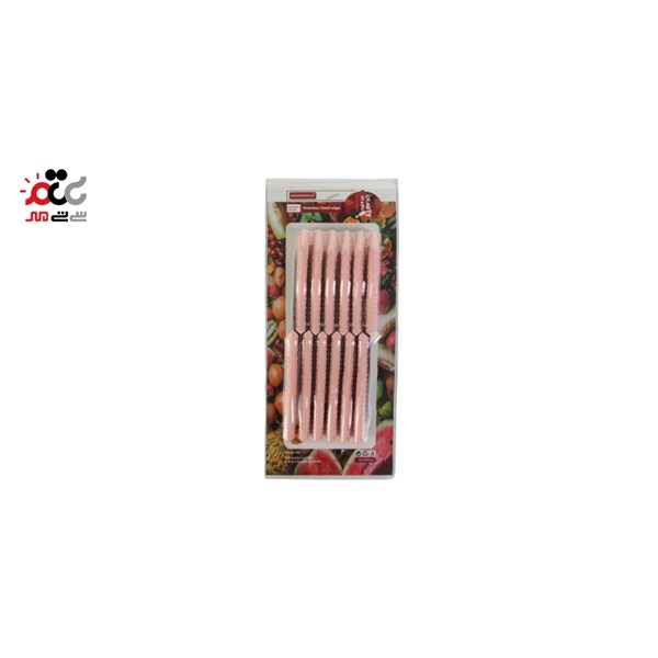 کارد میوه خوری وای اس مدل دسته حصیری بسته 12 عددی کد 4351
