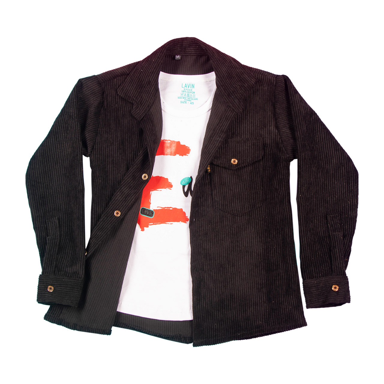 ست بچگانه مدل مخمل کبریتی کد 2