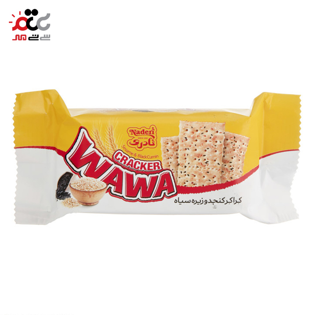 کراکر کنجد و زیره سیاه نادری بسته 12 عددی