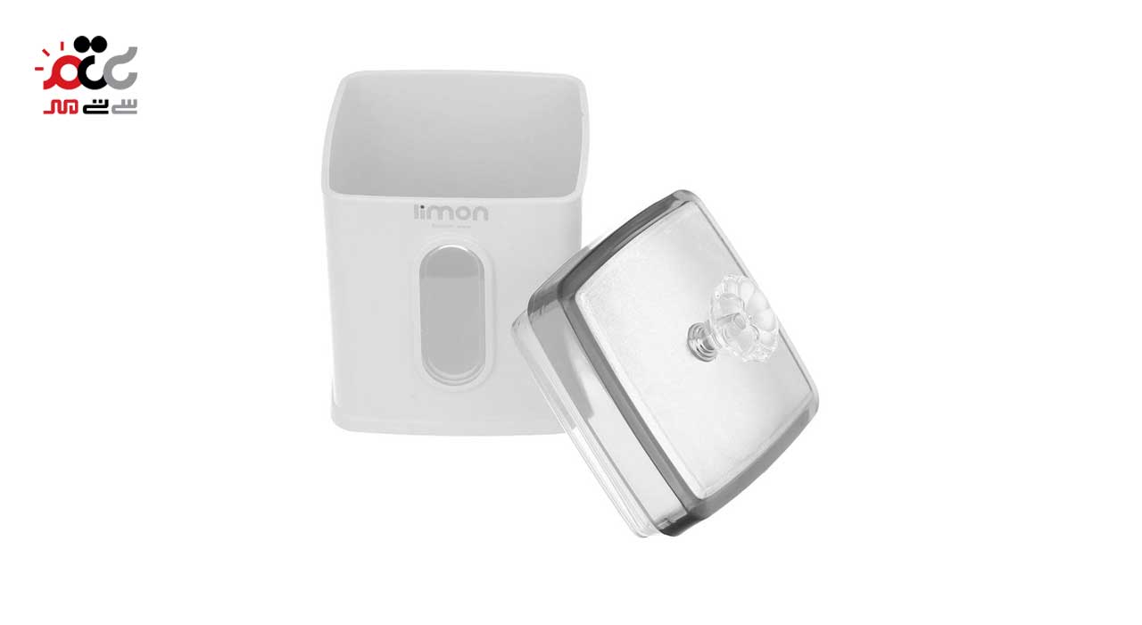 سرویس آشپزخانه 21 پارچه چهارگوش درب شفاف لیمون 