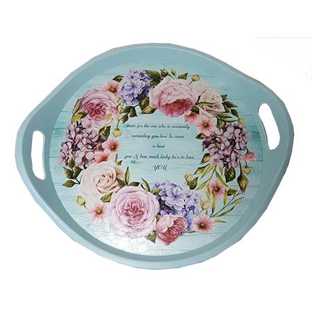 سینی پلاستیکی کوچک دسته دار کد 650