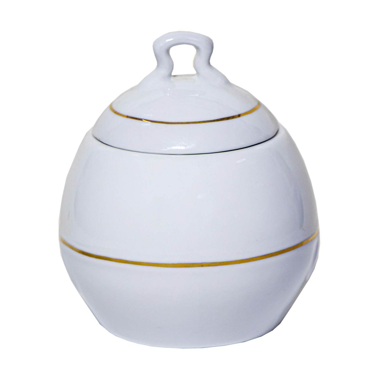 قندان چینی لب طلایی