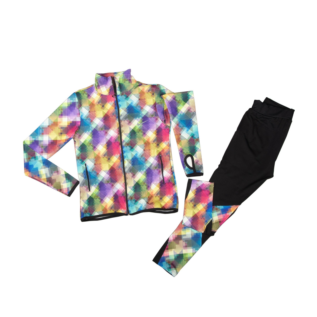 ست سویشرت و شلوار آستین فینگیری نایک کد F111