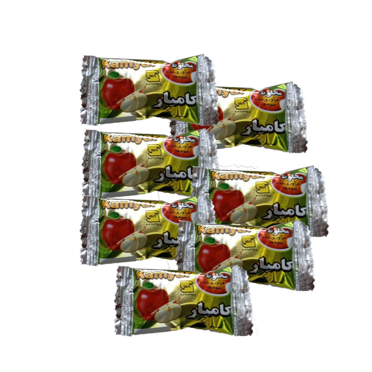 لواشک پذیرایی میوه ای کامیار 1000 گرمی