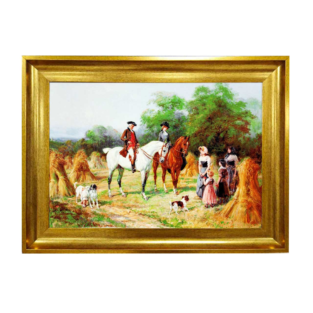 تابلو فرش چاپی طرح مزرعه کد 11078 سایز 50×50 سانتی متری