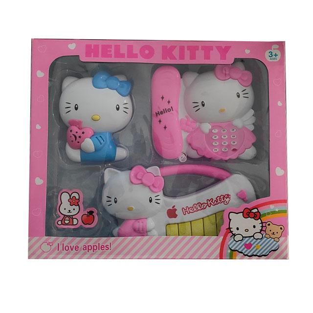 بازی آموزشی موزیکال هلو کیتی مجموعه 3 عددی