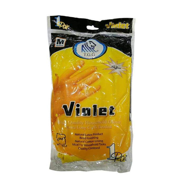 دستکش ساق بلند ویولت سایز متوسط